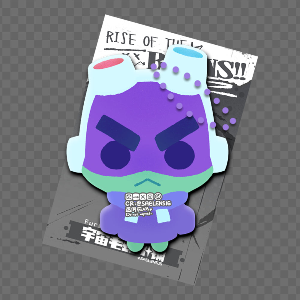 ROTTMNT Puffy PVC Keychain