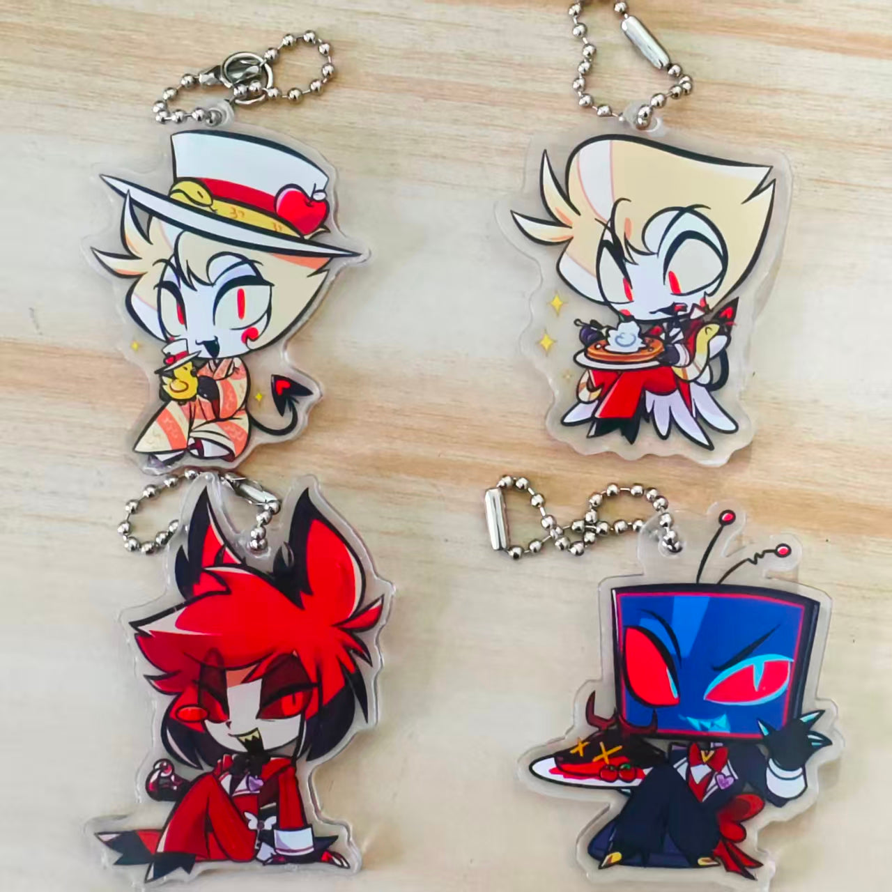 [Instock]Coffee & Kimono Beaded Keychain