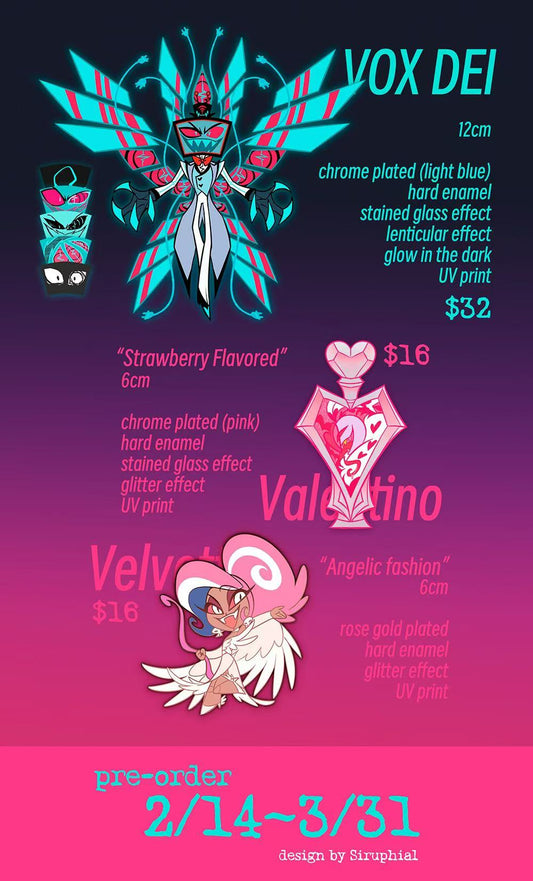 [Pre-order] Vees Enamel Pin Vol.2