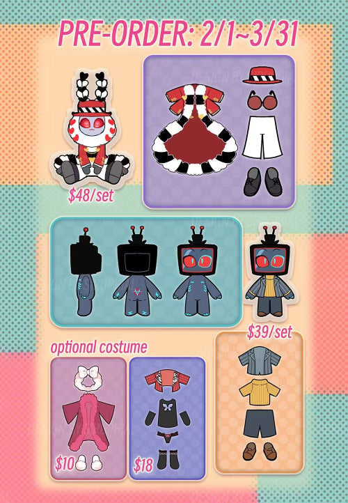 Postage Supplement for [Pre-order Retro Val & Vox Plushies]