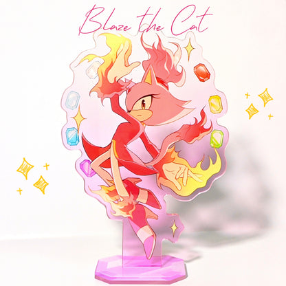 [In-stock] Sonic the Hedgehog Acrylic Standee & Holographic Card