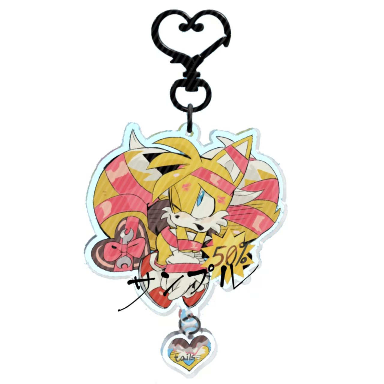 [Pre-order]Heort-shoped ocrylic keychoin