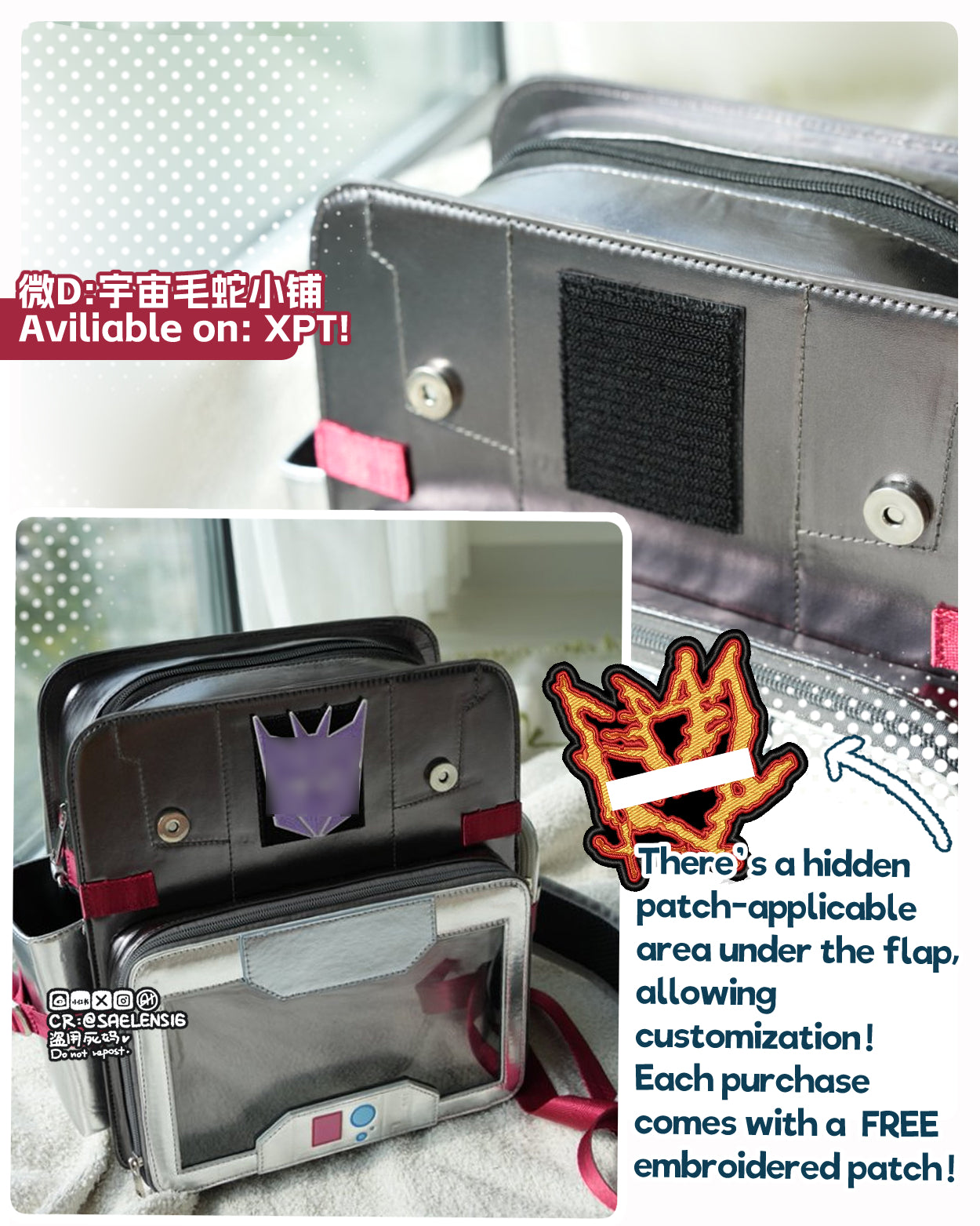 [Pre-order] TF ONE-Megatron Themed Ita-bag