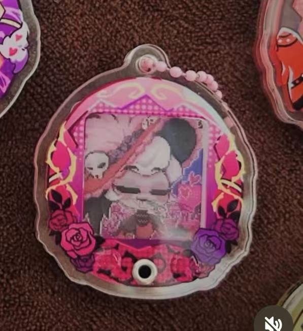 HH - Tamagotchi Acrylic Keychain (with mini lenticular card)