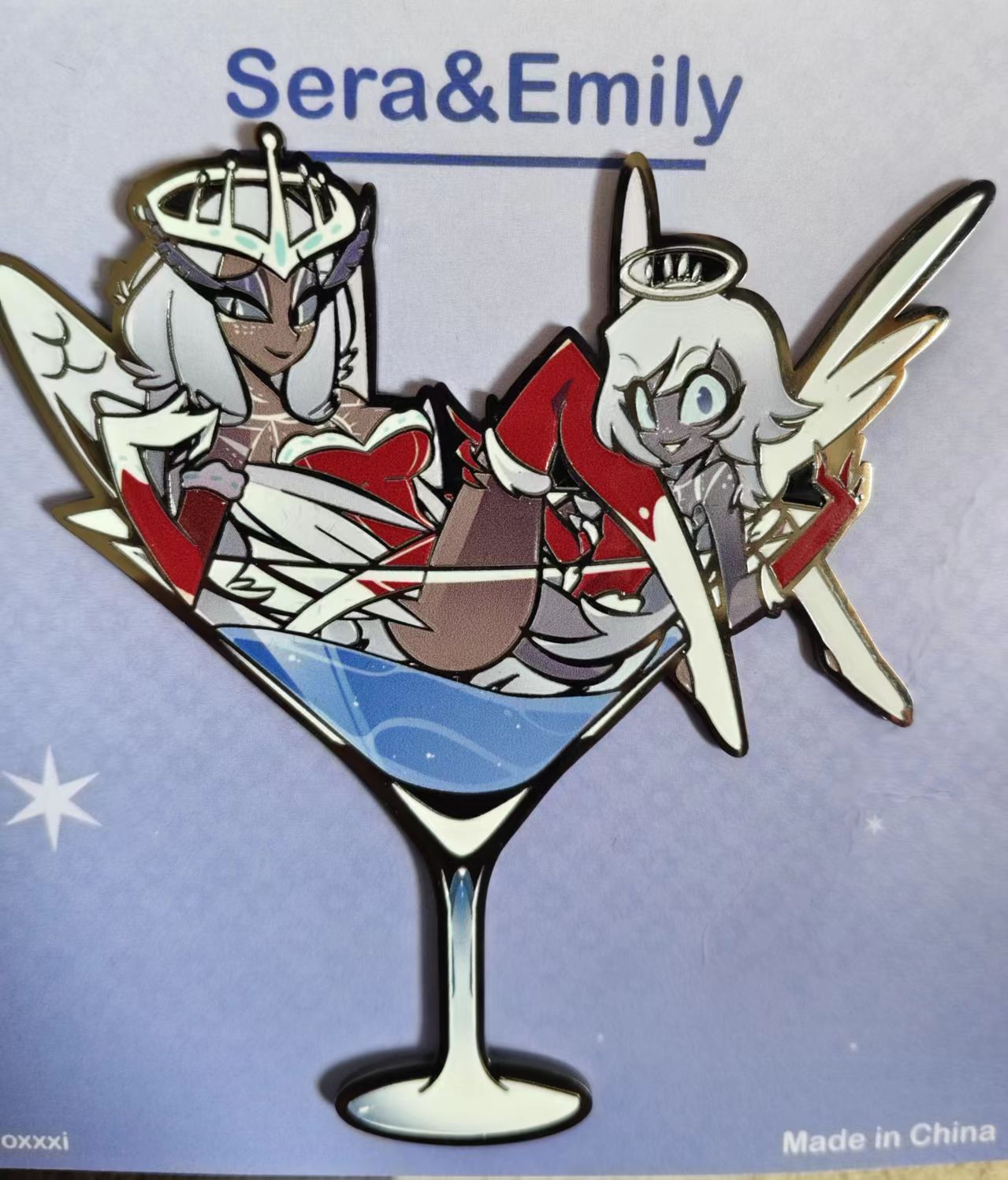 [Pre-order] Angel Sisters Magnetic Metal Fridge Magnet