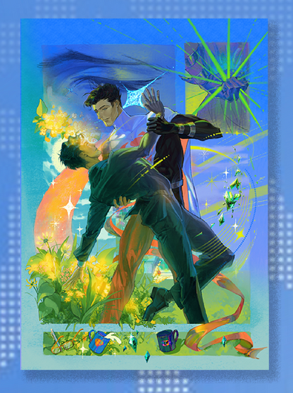 [In Stock] Superbat/Just ice Lords Flip Lenticular Art Print