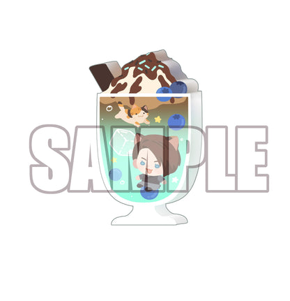 Resident Evil stars kitty coffee acrylic Stand/ stickers