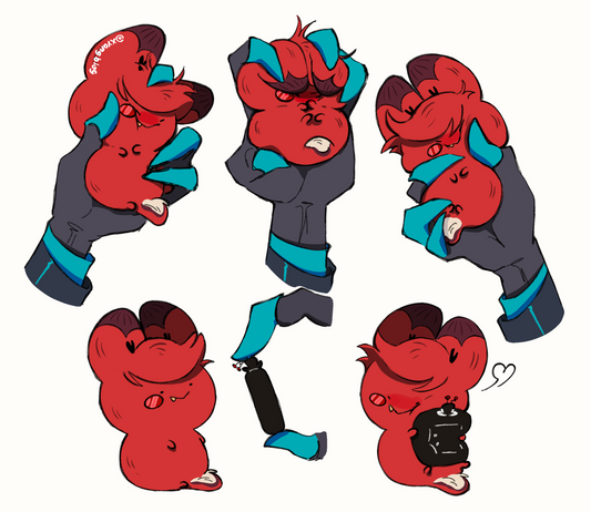 15cm radiostatic plush doll