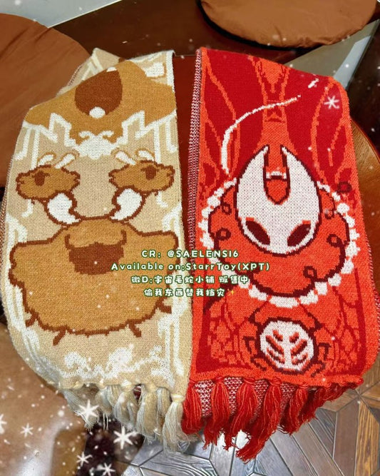[Pre-order] Silksong Hornet& Fleas Knitted Scarf