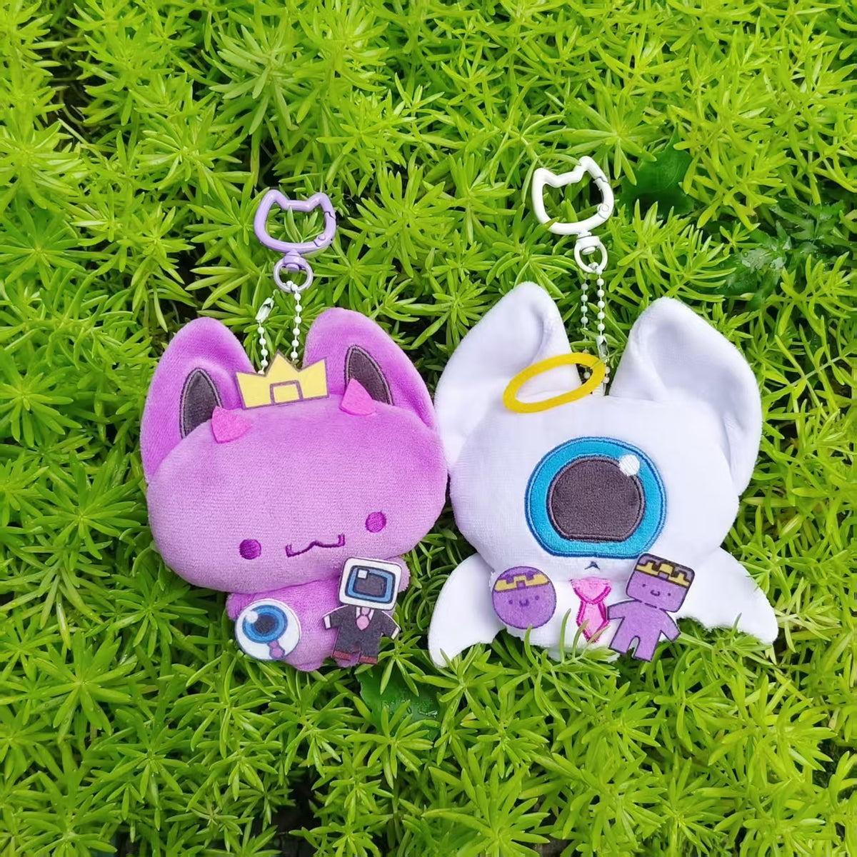 [Pre-order]Magnetic Egg Cookie & Purple Cookie  Plushie Acrylic