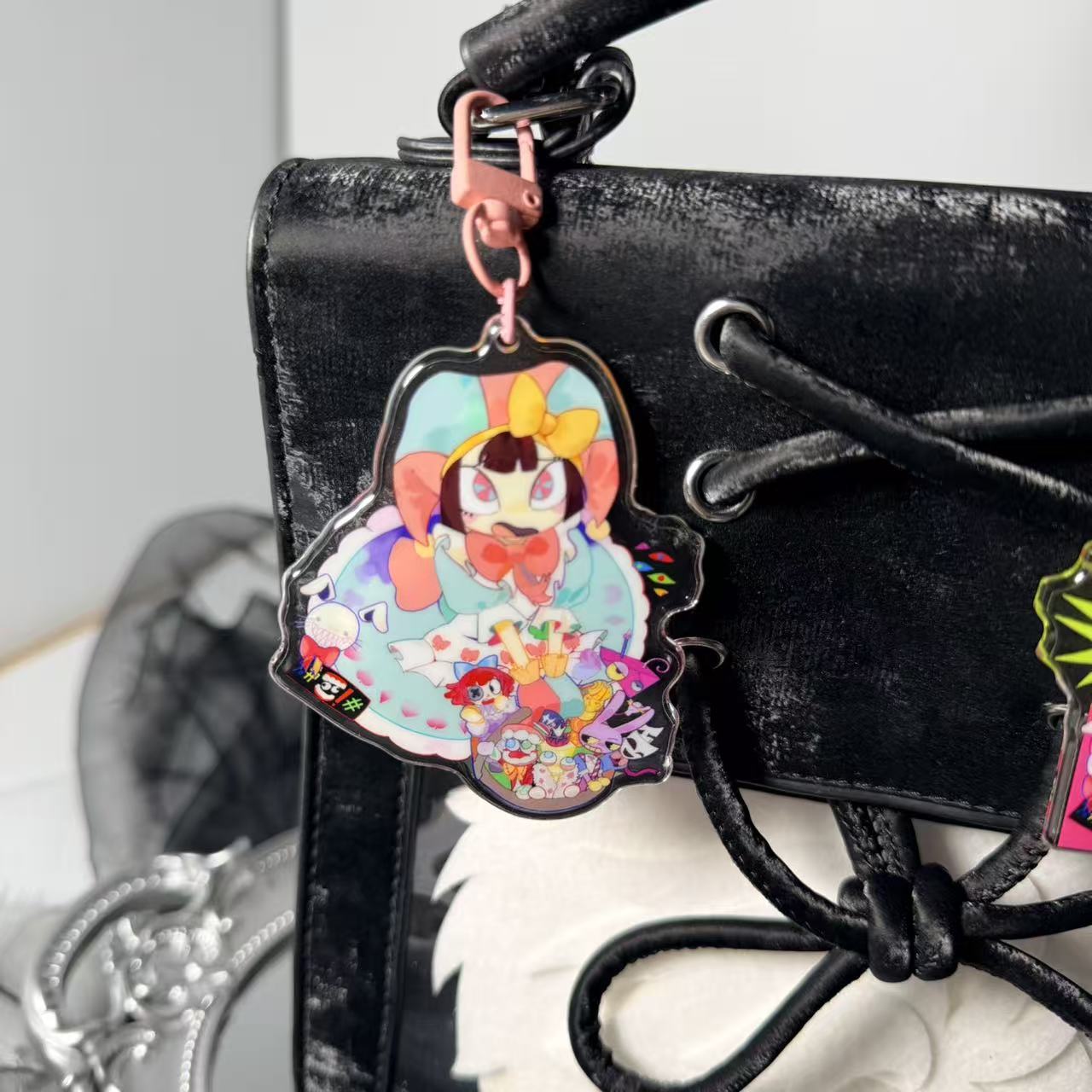 [pre-sale]Pomni Colorful Party Series – Art Card & Keychain Set