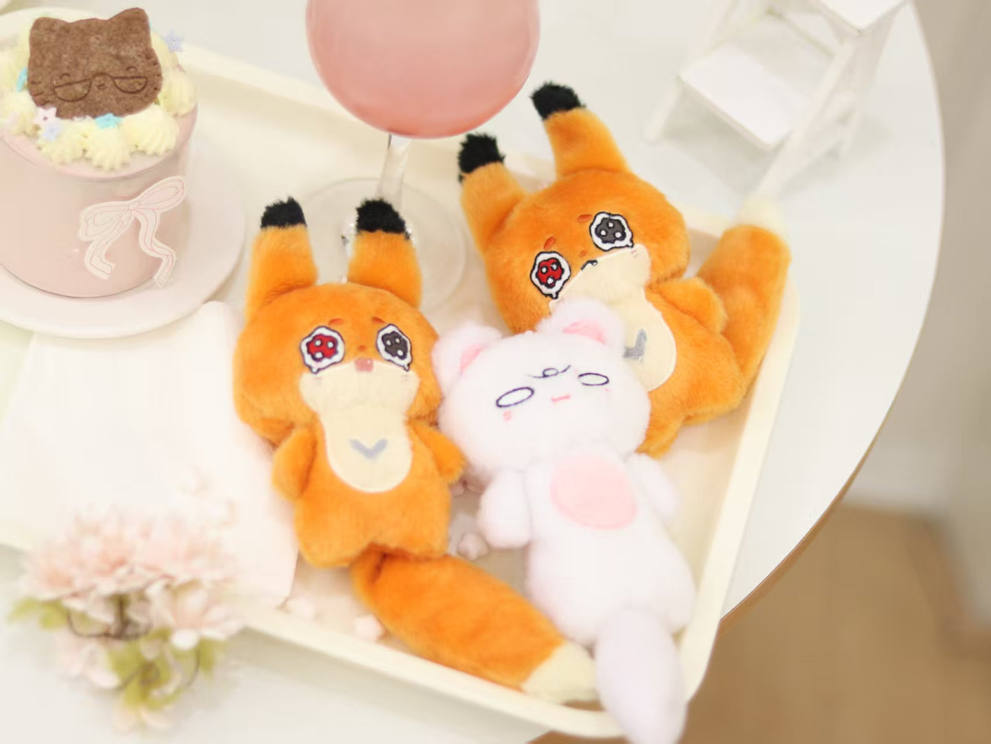 [Pre-Sale] Hua Fox & Lian Weasel Plush Doll
