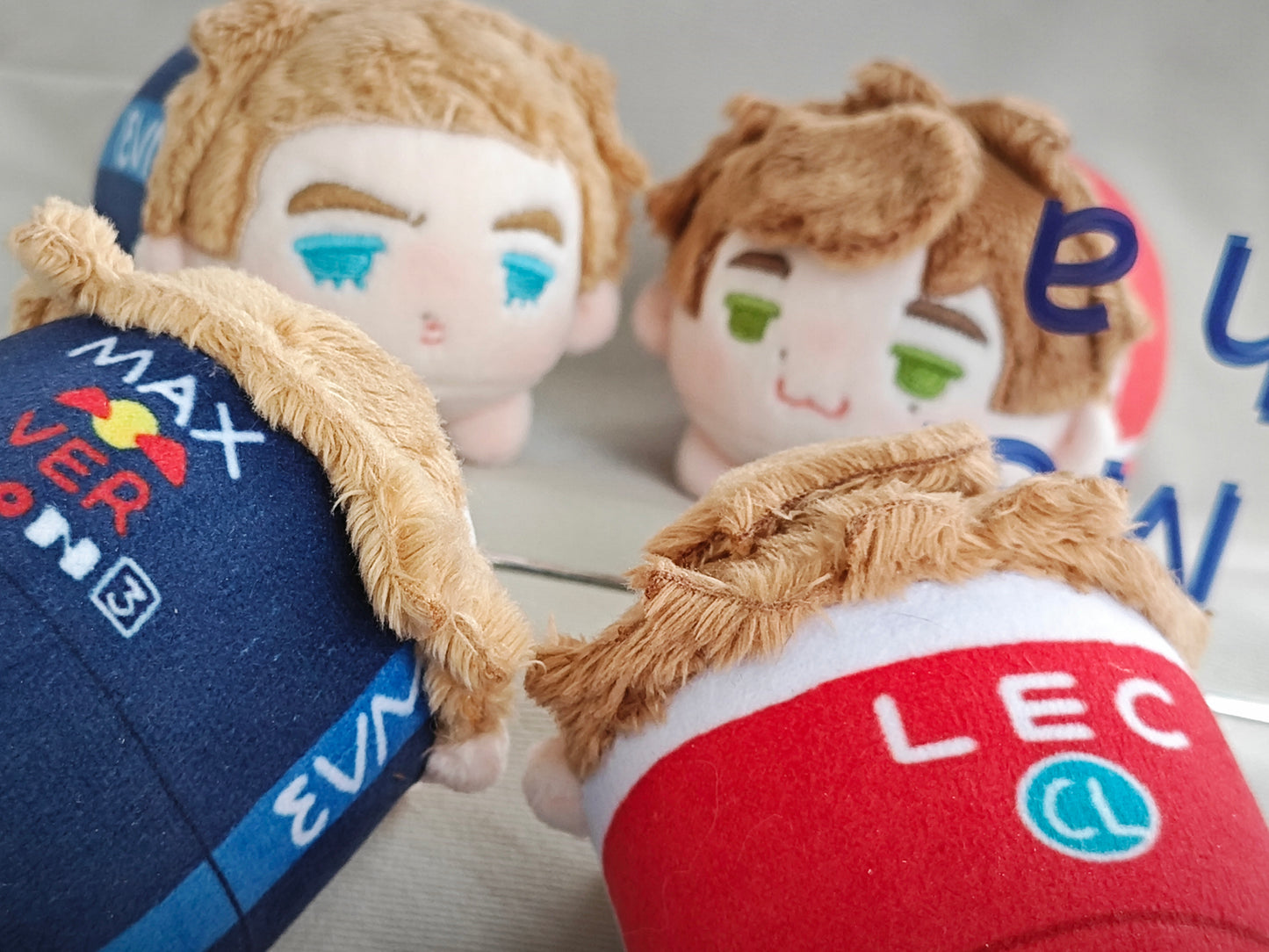 [Pre-order] Max Verstappen & Charles Leclerc 8cm tsum plushie