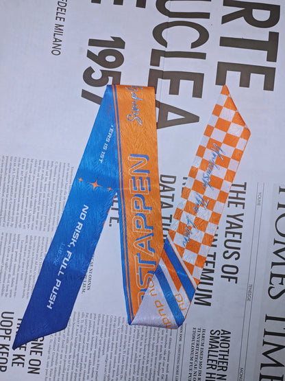[In-stock]F1 drivers' skinny scarf ribbon