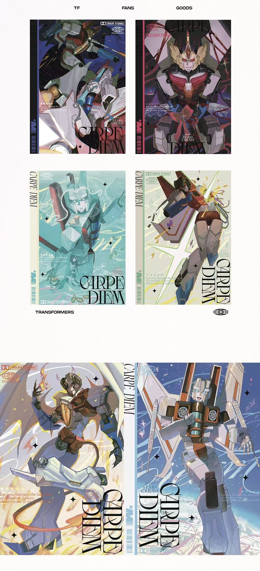 [Pre-order] STARSCREAM LOVE LETTER POSTCARD SET