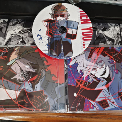 acrylic fake cd