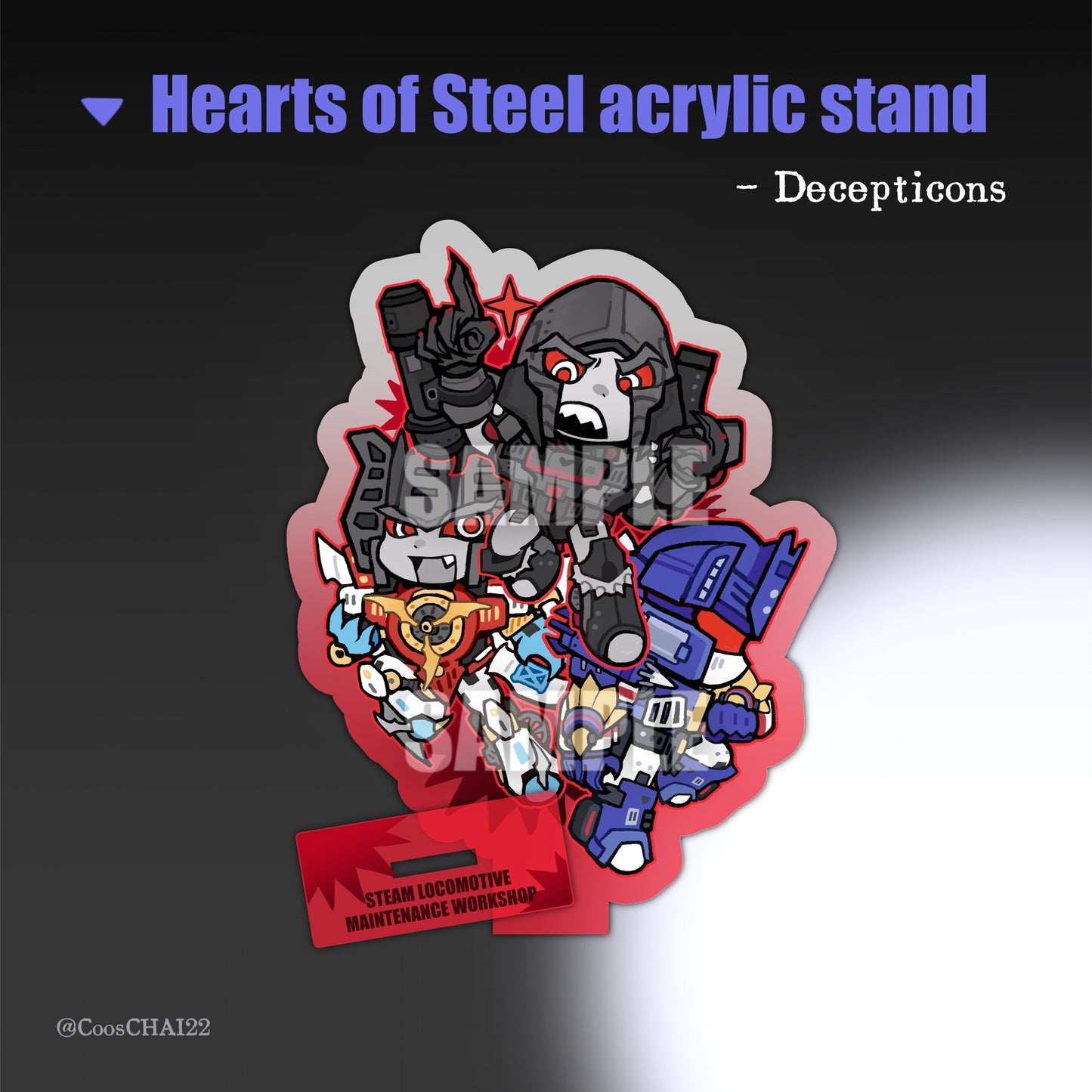 [Pre-order] Hearts of Steel acrylic stand