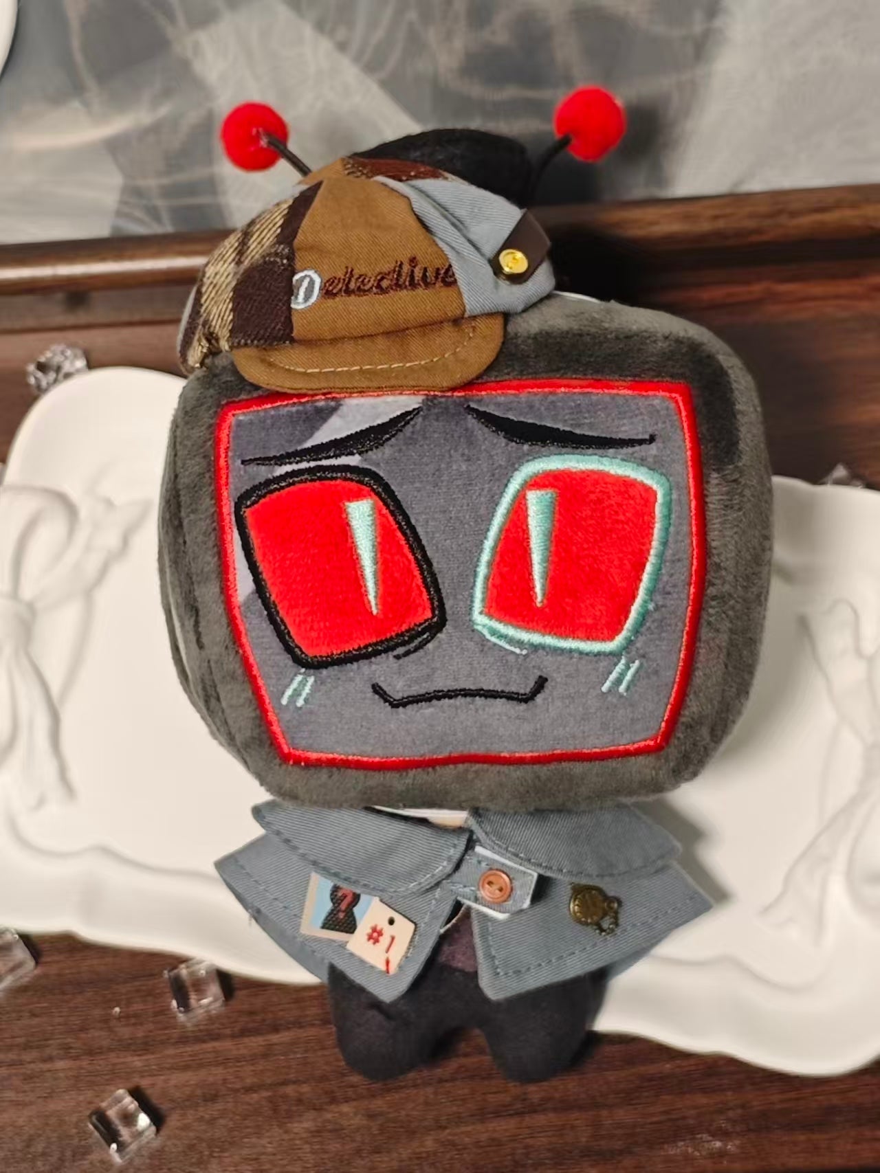 [In-stock]10cm Mini Plushie outfit-Blue Little Detective Outfit