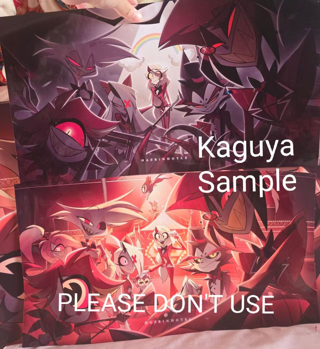 Welcome to the Hazbin Hotel Post Cards/Raster Card/Table Pad