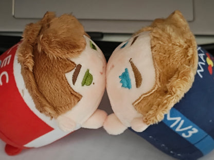 [Pre-order] Max Verstappen & Charles Leclerc 8cm tsum plushie