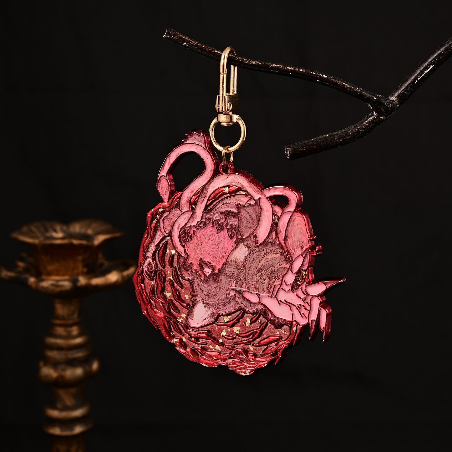 [In Stock]Elden Ring Messmer Double-Sided Metal Pendant