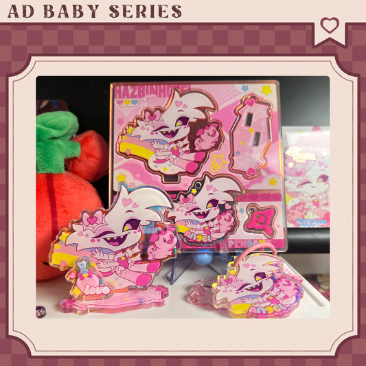 Hazbin Hotel Angel Dust-Fan Art Acrylic Standee-AD Baby