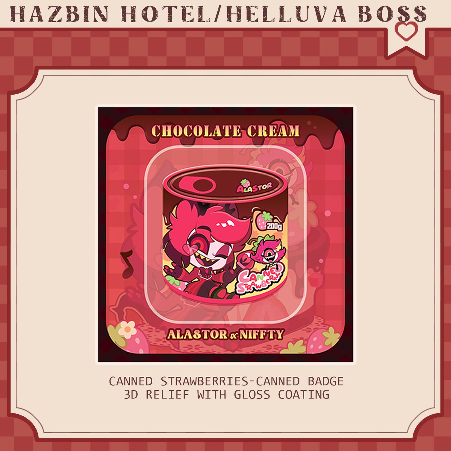 Hazbin Hotel&Helluva Boss[Canned badge]