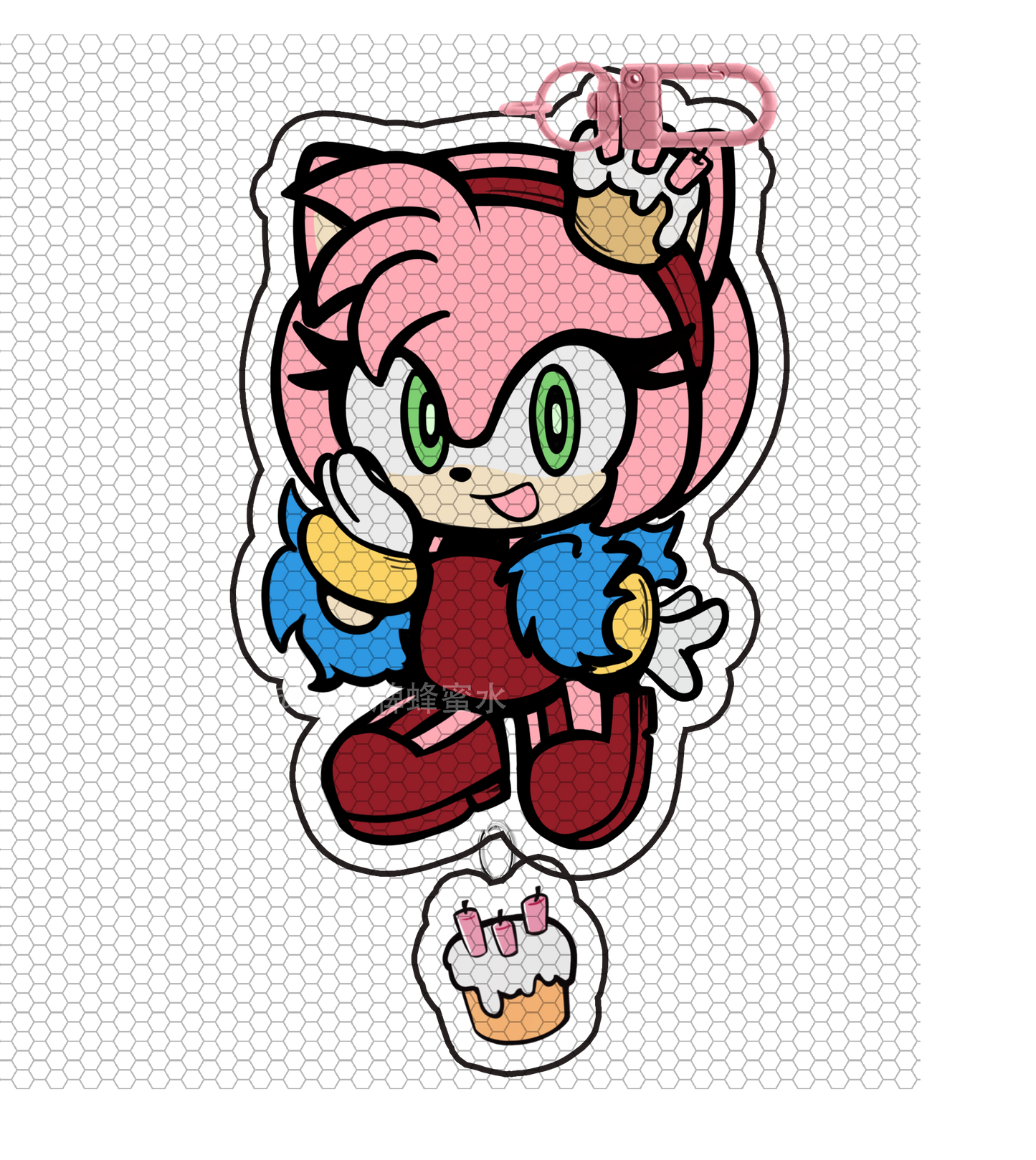 [Pre-order] Sonic Series Acrylic Keychain Set & Mini Car Stand