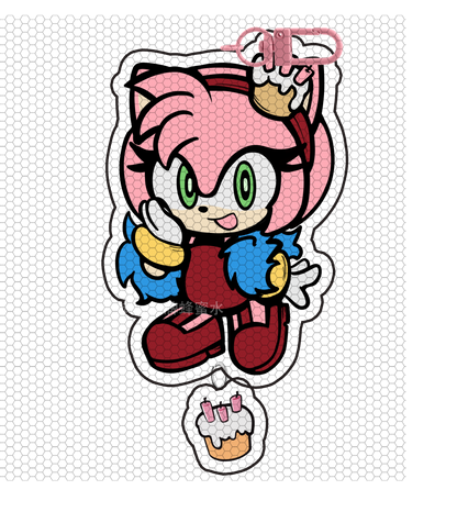 [Pre-order] Sonic Series Acrylic Keychain Set & Mini Car Stand