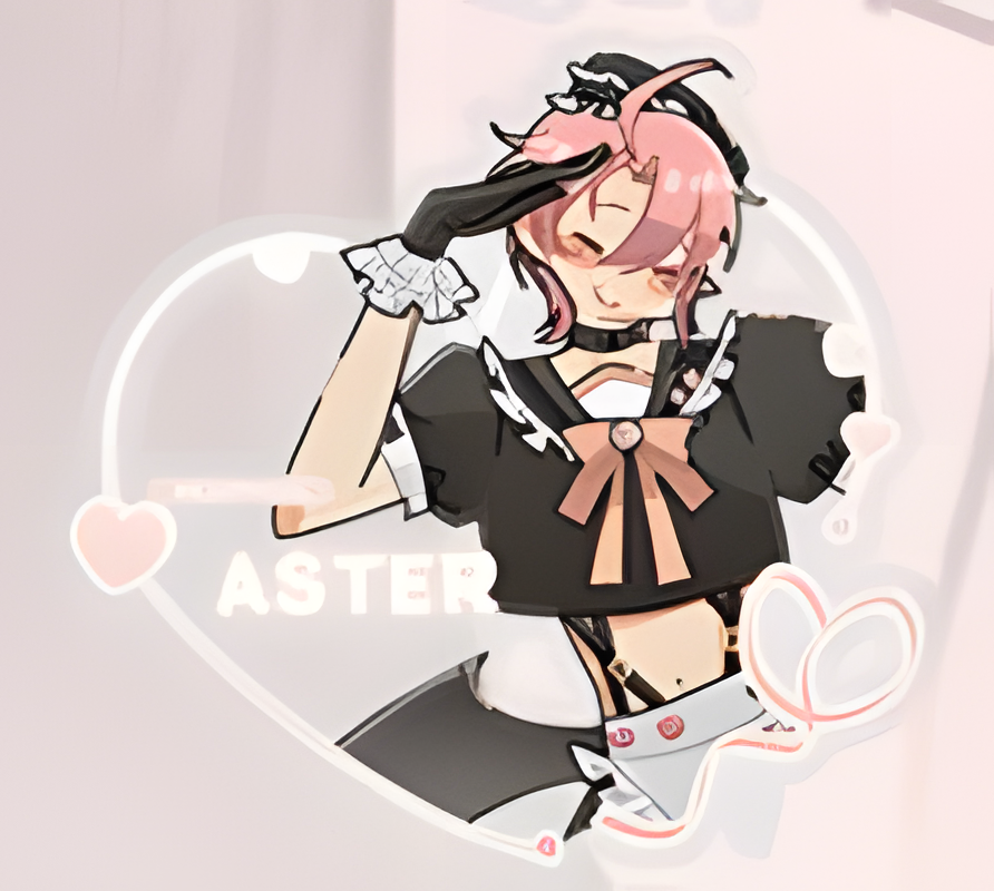 "at your service" sticker&Acrylic pendants