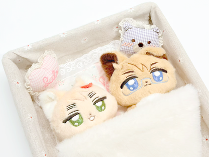 [Pre-order]Little Wolf and Little Meow 10cm Plush Doll