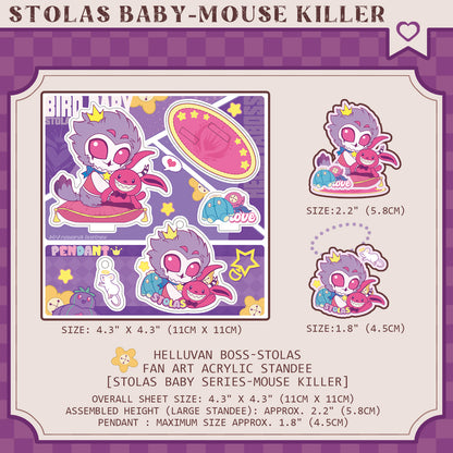 HB Stolas -Fan Art Acrylic Standee-Stola Baby Series