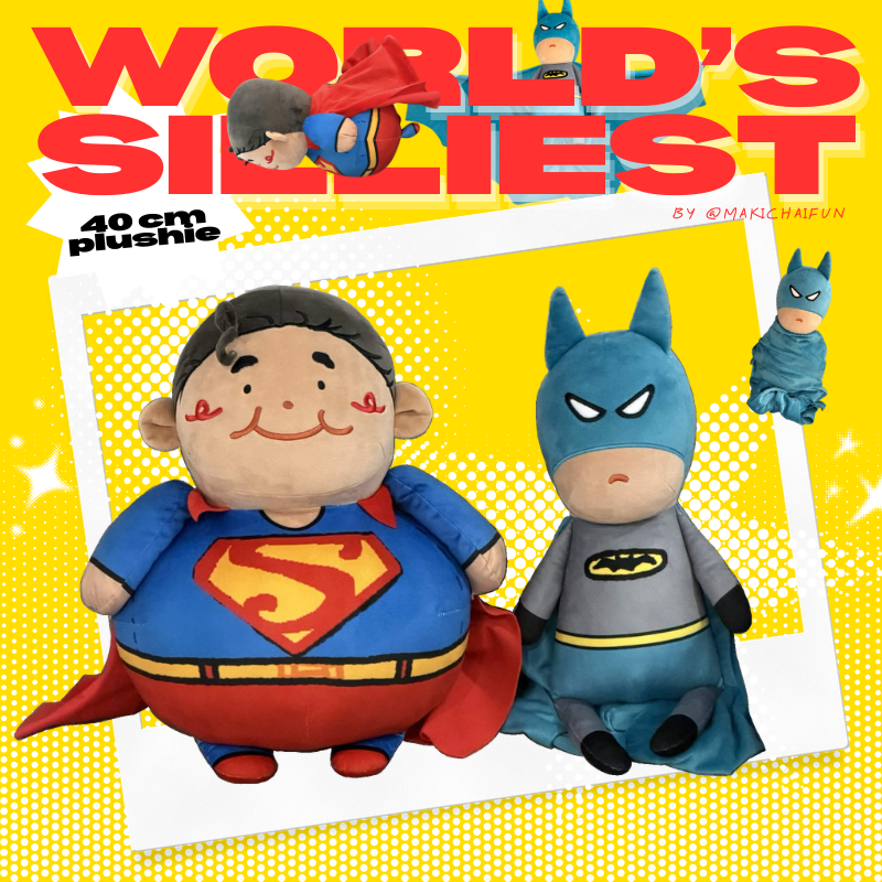 [Pre-order] World’s silliest, Supercushion & Batblanket 40 CM
