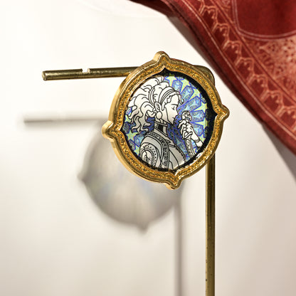 Sultan’s Game Stained-glass Style Metal Fridge Magnet