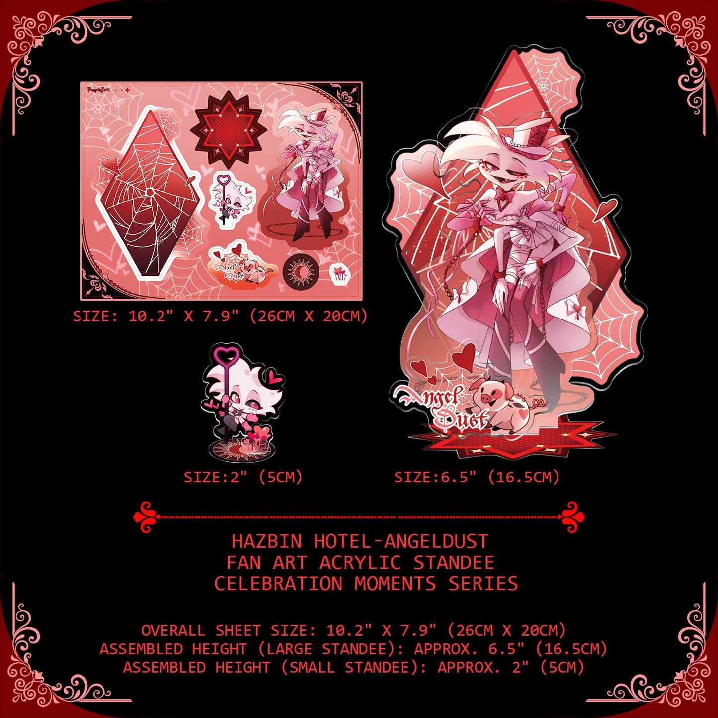 Alastor-Fan Art Acrylic Standee-Celebration Moments Series