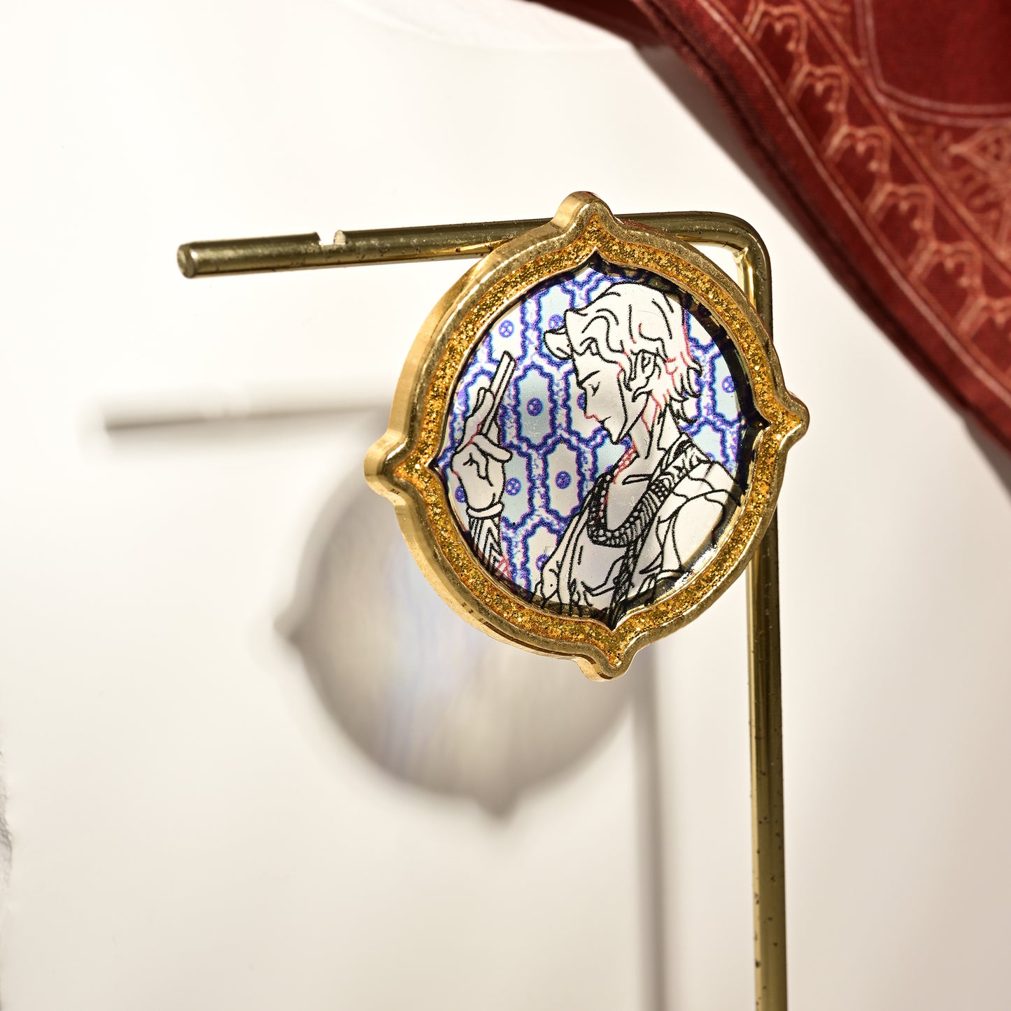 Sultan’s Game Stained-glass Style Metal Fridge Magnet