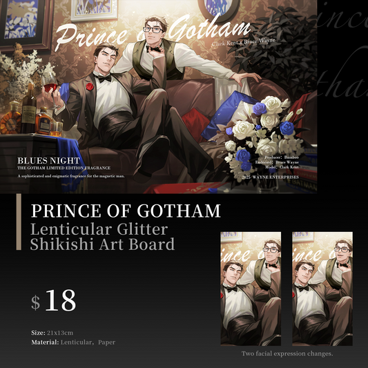 [In stock] Prince of Gotham Lenticular Glitter Shikishi Art Board