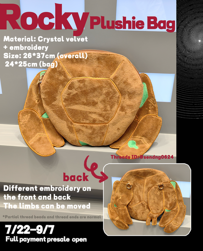 [Pre-order] Rocky Transparent bag & Plushie bag