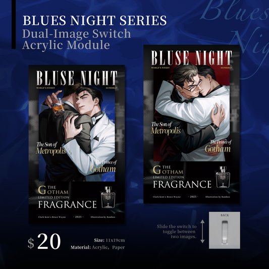 [In stock] BLUES NIGHT SERIES Acrylic Module & Signature Card