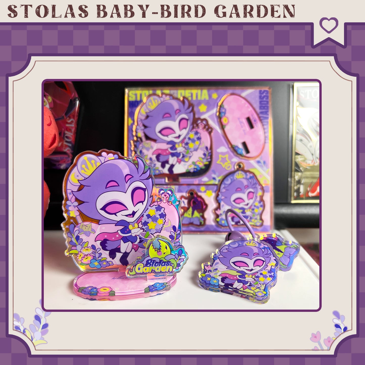 Helluva Boss Stolas -Fan Art Acrylic Standee-Stola Baby Series