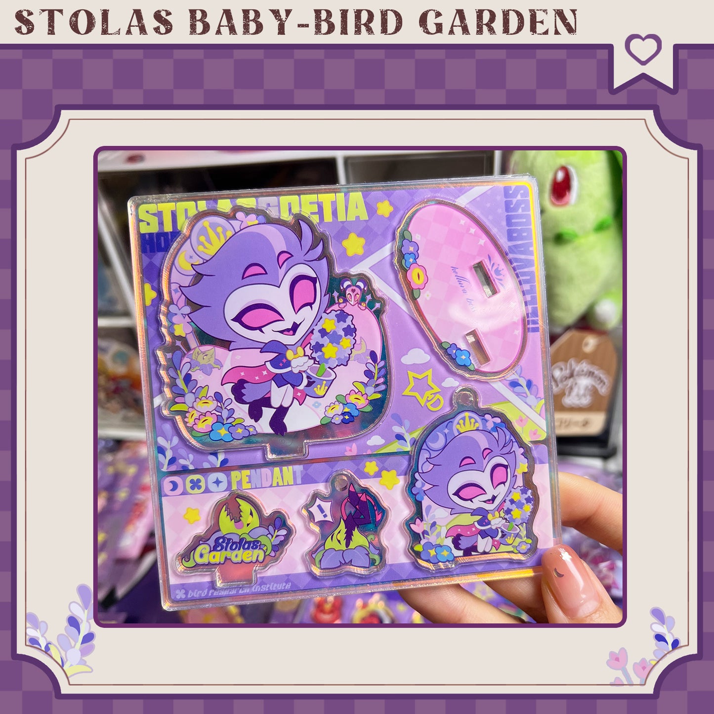 Helluva Boss Stolas -Fan Art Acrylic Standee-Stola Baby Series