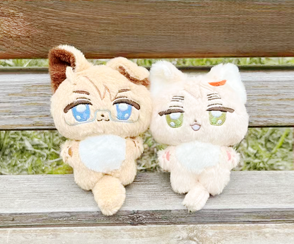 [Pre-order]Little Wolf and Little Meow 10cm Plush Doll