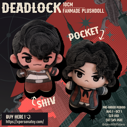 [Pre-sale]DEADLOCK |  Shiv&Pocket 10cm Plushie（Restock）