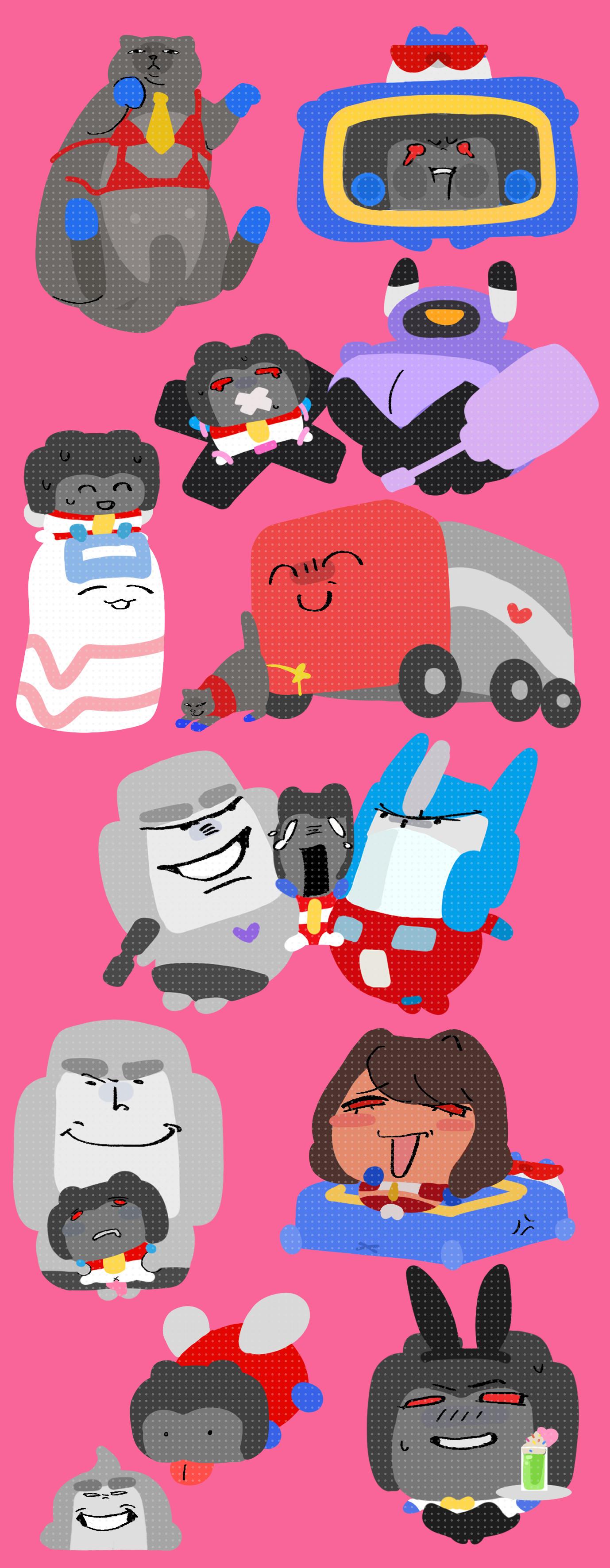 [Pre-order] We love Starscream-Chubby TF boundless Stickers