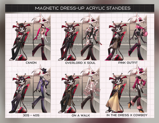 [Pre-order] Magnetic Dress-Up Acrylic Standee – Huskerdust