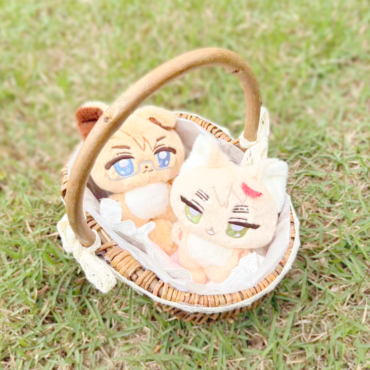 [Pre-order]Little Wolf and Little Meow 10cm Plush Doll