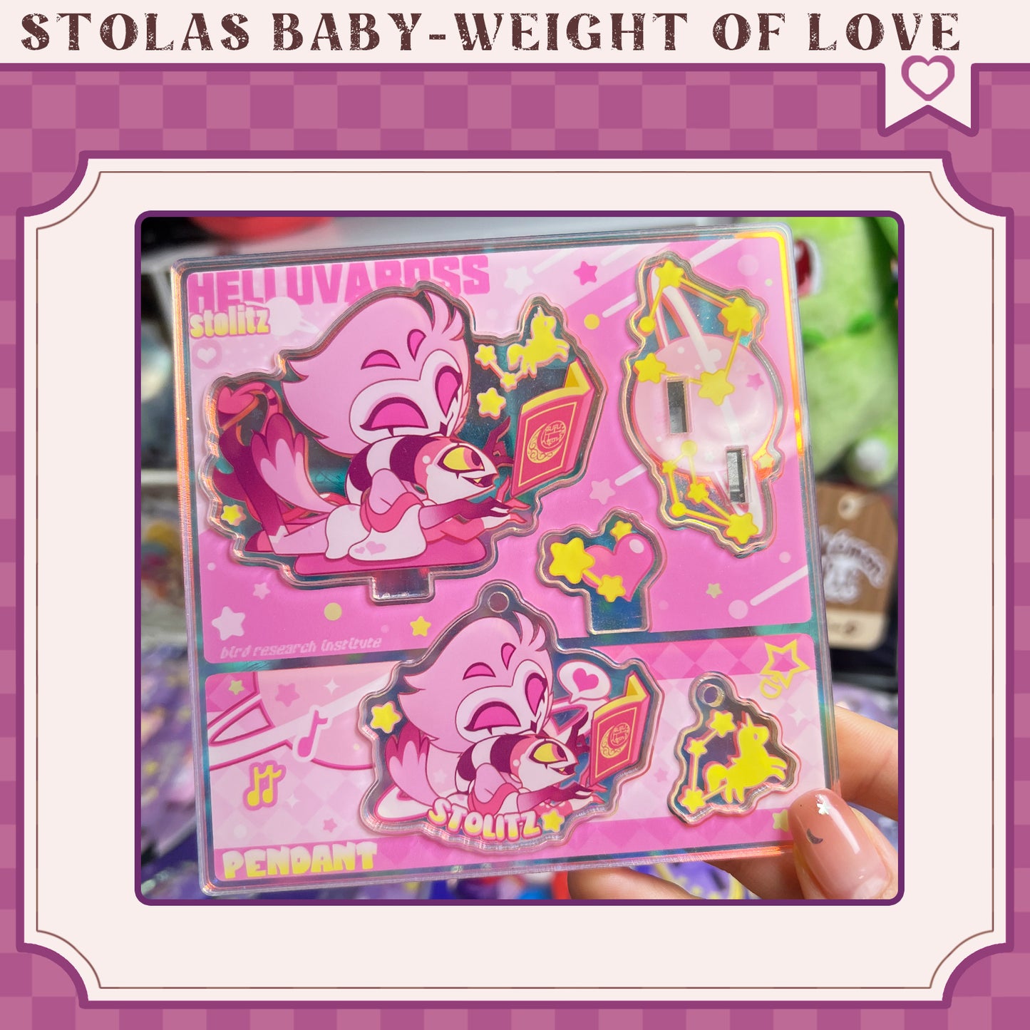 Helluva Boss Stolas -Fan Art Acrylic Standee-Stola Baby Series