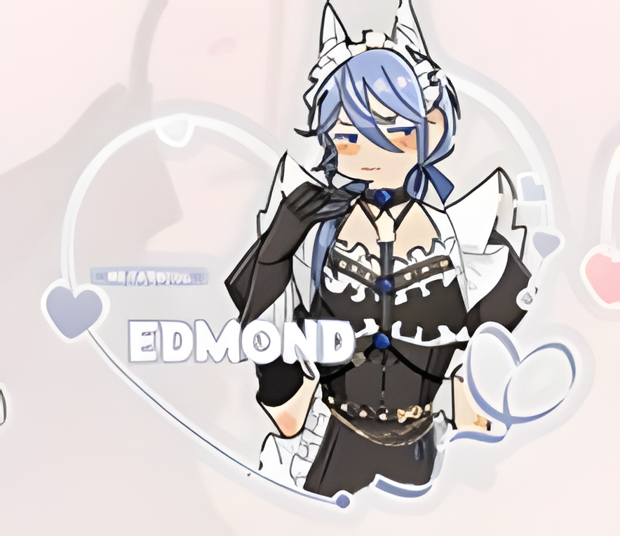 "at your service" sticker&Acrylic pendants