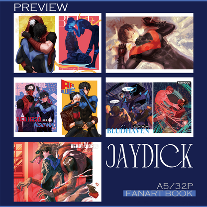 Jaydick Fanart Book & Imitation signature card