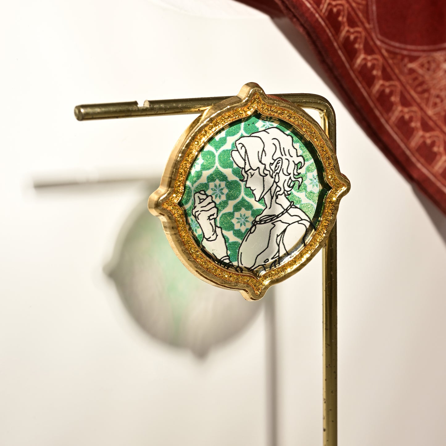 Sultan’s Game Stained-glass Style Metal Fridge Magnet